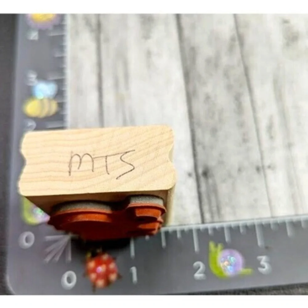 Stampin' Up! Elephant Silhouette Spots Rubber Stamp Wood #B65